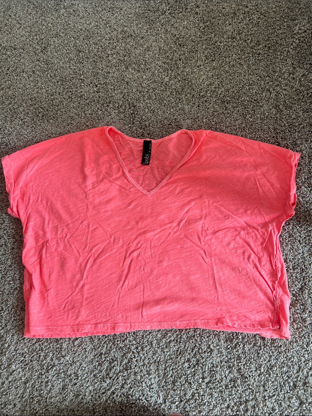 Bobi Neon Coral Tee
